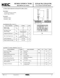 Datasheet E25A2CPR manufacturer KEC